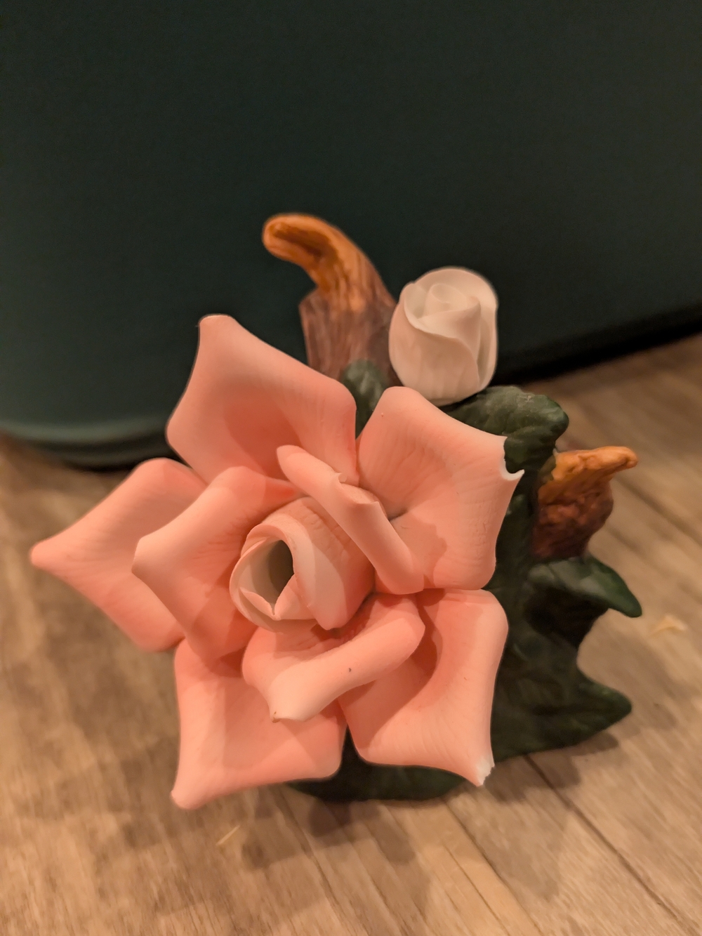 Pink Porcelain Rose Nightlight Cover